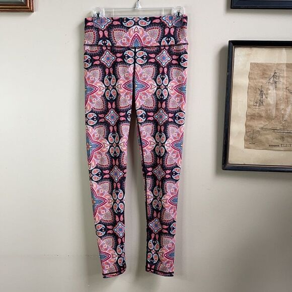 Mumuwu Black & Multicolored Boho Paisley Leggings (Size: Small) - Picture 6 of 11